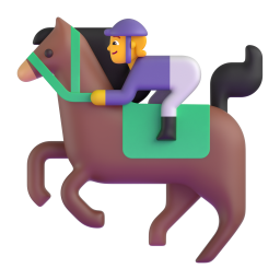 HORSE RACING 3D Emoji - High Quality 3D Rendered Emoji HORSE RACING 3D Emoji - High Quality 3D Rendered Emoji