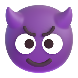 SMILING FACE WITH HORNS 3D Emoji - High Quality 3D Rendered Emoji SMILING FACE WITH HORNS 3D Emoji - High Quality 3D Rendered Emoji